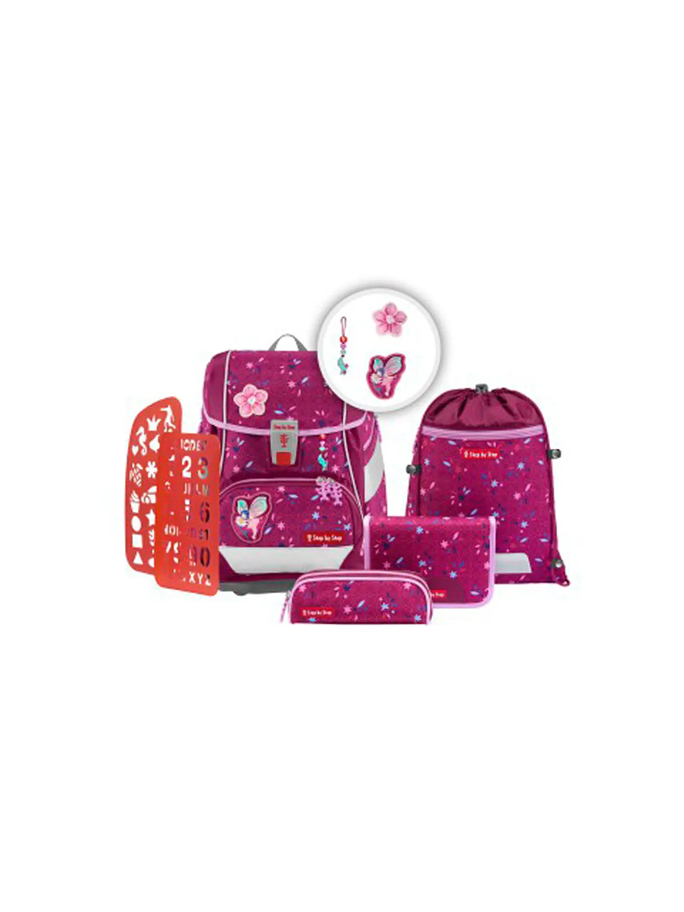 STEP BY STEP | Schultaschen Set 6tlg 2in1 Plus Fairy Freya | 